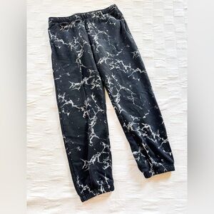Buff Bunny Collection Untamed Jogger Sweatpants in Marble size L